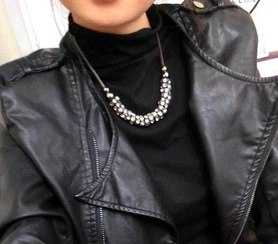 Elegant Diamonds Necklace- Women's Fashion Jewerly