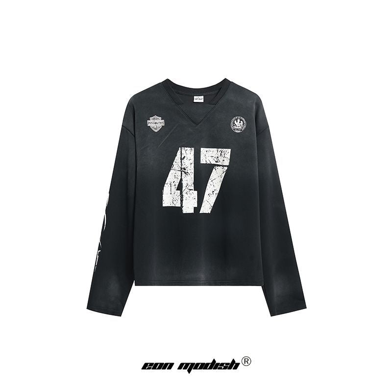 Retro 47 Long Sleeve T-Shirt-Unisex Streetwear Style