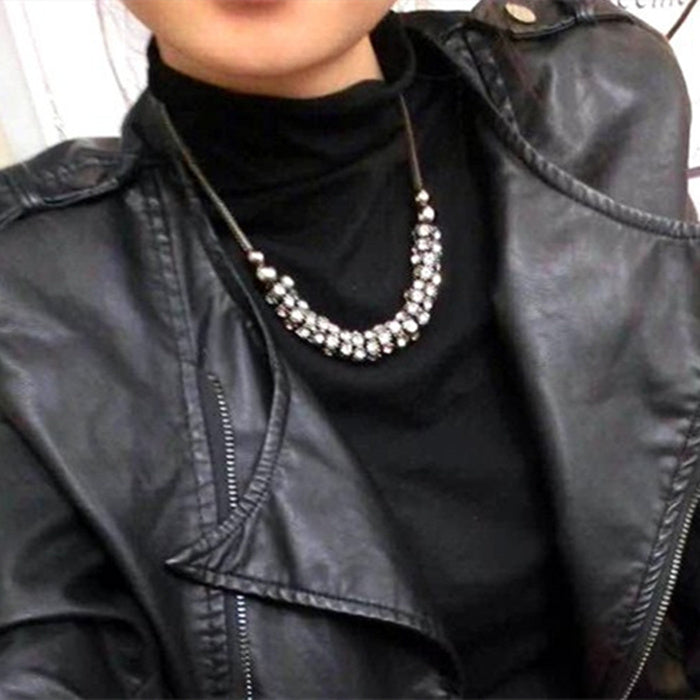 Elegant Diamonds Necklace- Women's Fashion Jewerly