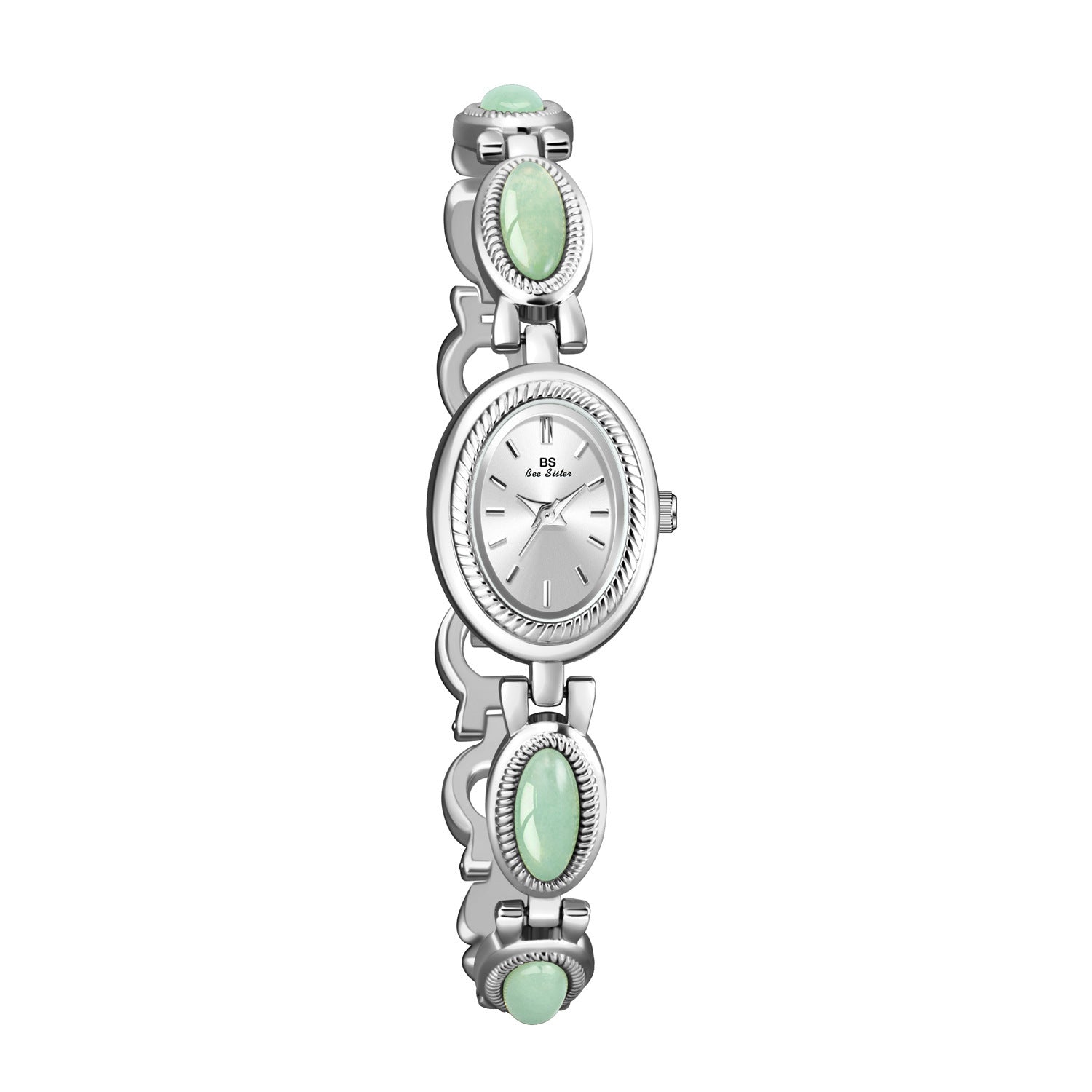 Women's Luxury Jade Bracelet Watch-Elegant Waterproof Retro Design