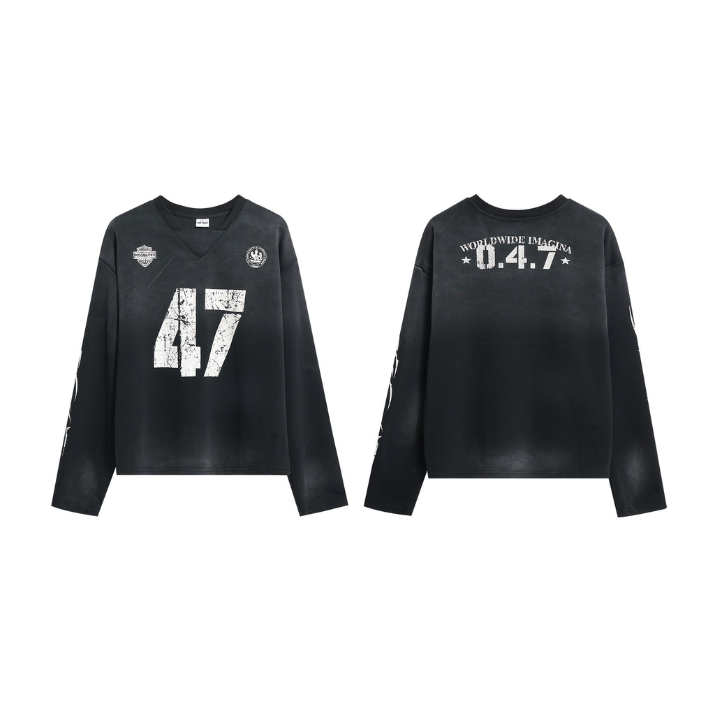 Retro 47 Long Sleeve T-Shirt-Unisex Streetwear Style